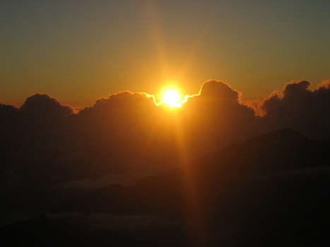sunrise on Haleakala